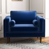 Amber Velvet Lounge Chair