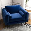 Amber Velvet Lounge Chair
