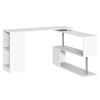Computer Desk L-Shaped-White (Swiship-Ship)/Prohibited by WalMart.