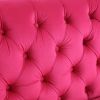 rose red Chesterfield;3 seater ,modern sofa