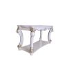 ACME Vendome Sofa Table, Antique Pearl Finish LV01528