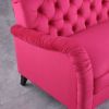 rose red Chesterfield;3 seater ,modern sofa