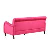 rose red Chesterfield;3 seater ,modern sofa