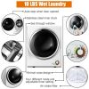 Home Wall Mounted Stainless Steel Compact Electric Clothes Dryer
