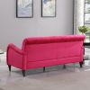 rose red Chesterfield;3 seater ,modern sofa