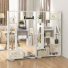 47-Inch Tall Bookshelf for Home Office Living Room