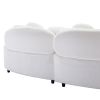 103.9" Modern Living Room Sofa Lamb Velvet Upholstered Couch Furniture for Home or Office,